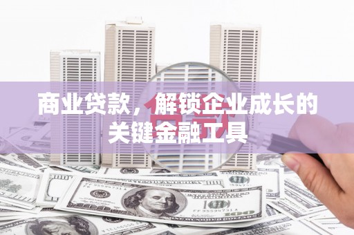 顺城商业贷款，解锁企业成长的关键金融工具