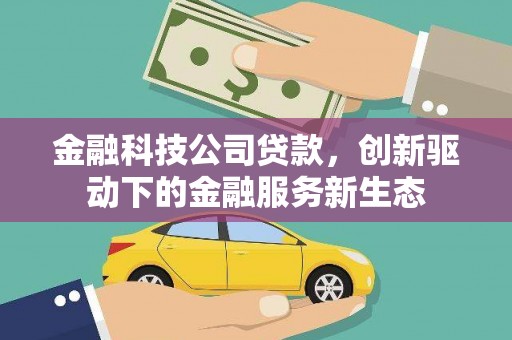 顺城金融科技公司贷款，创新驱动下的金融服务新生态