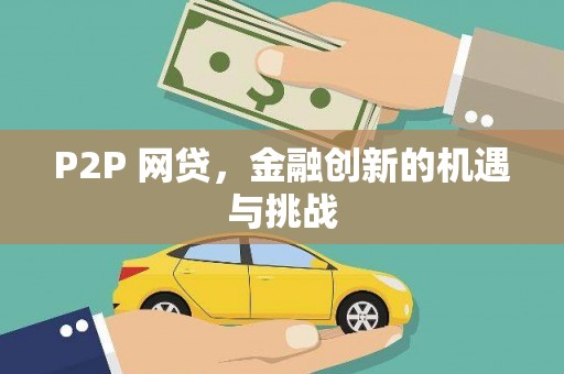 顺城P2P 网贷，金融创新的机遇与挑战