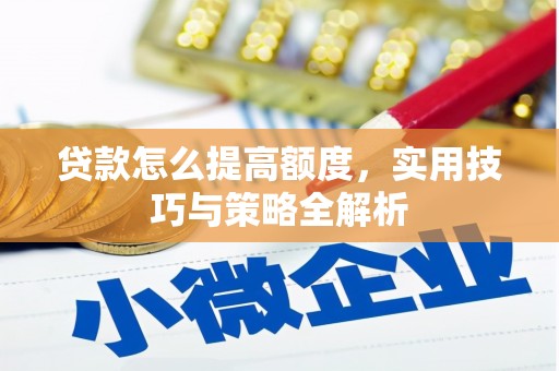顺城贷款怎么提高额度，实用技巧与策略全解析