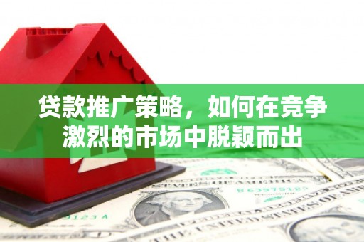 顺城贷款推广策略，如何在竞争激烈的市场中脱颖而出