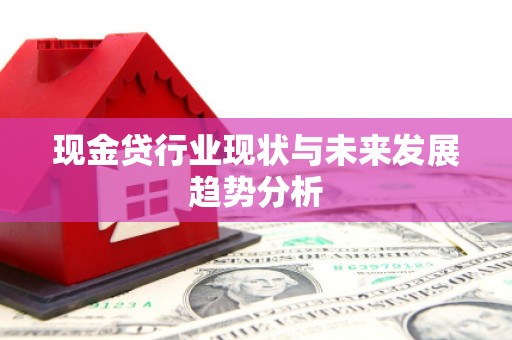 顺城现金贷行业现状与未来发展趋势分析