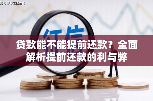 顺城贷款能不能提前还款？全面解析提前还款的利与弊
