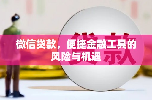 顺城微信贷款，便捷金融工具的风险与机遇