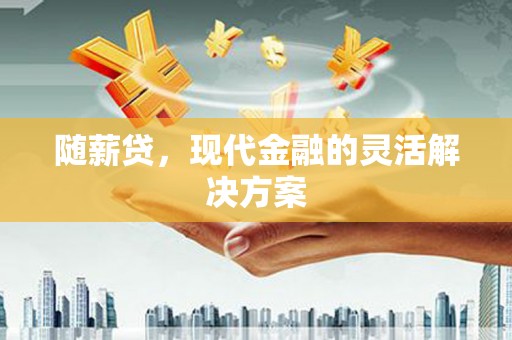 顺城随薪贷，现代金融的灵活解决方案