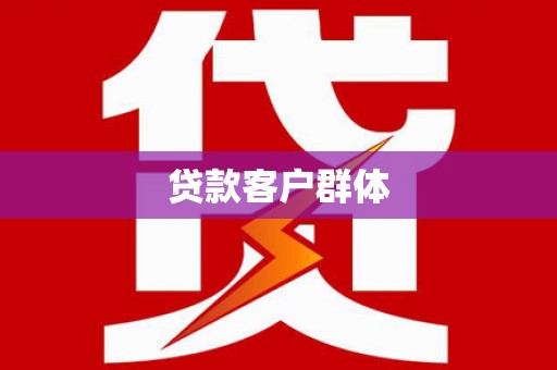 顺城贷款客户群体