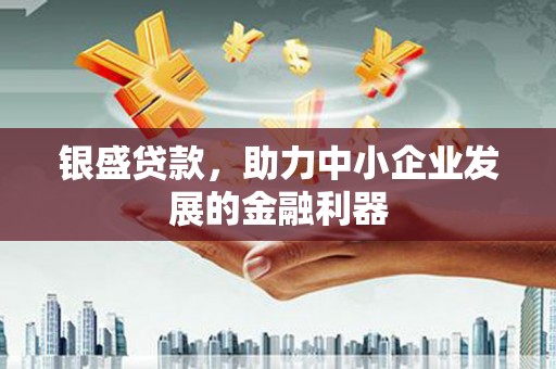 顺城银盛贷款，助力中小企业发展的金融利器