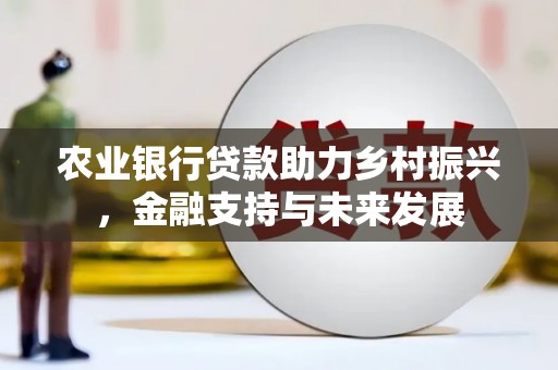 顺城农业银行贷款助力乡村振兴，金融支持与未来发展