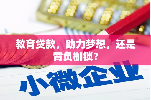 顺城教育贷款，助力梦想，还是背负枷锁？