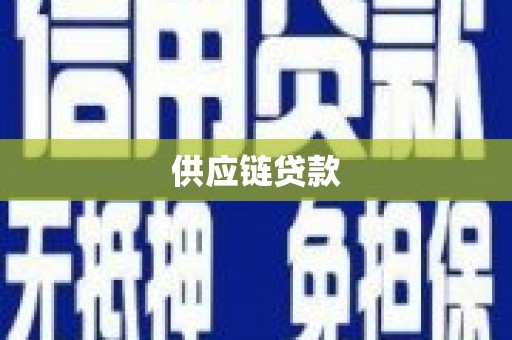 顺城供应链贷款
