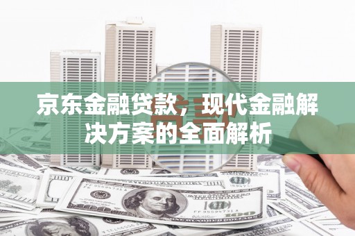 顺城京东金融贷款，现代金融解决方案的全面解析