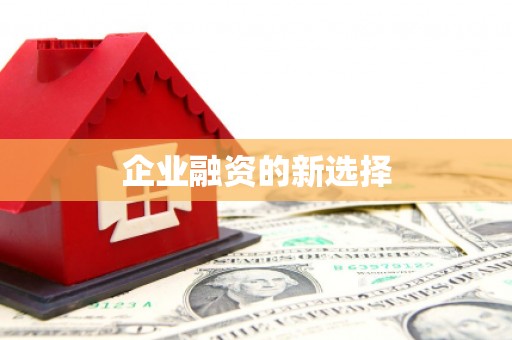 顺城企业融资的新选择