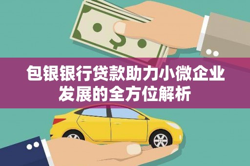 顺城包银银行贷款助力小微企业发展的全方位解析 顺城包银银行贷款助力小微企业发展的全方位解析