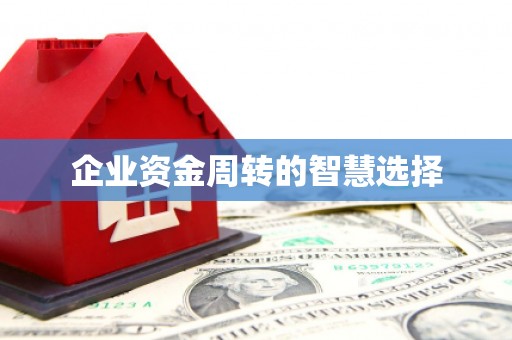 顺城企业资金周转的智慧选择