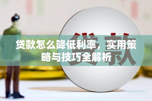 顺城贷款怎么降低利率，实用策略与技巧全解析