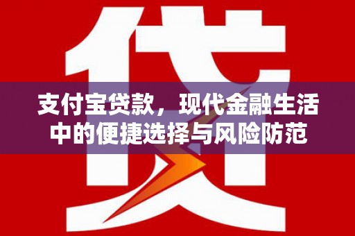 顺城支付宝贷款，现代金融生活中的便捷选择与风险防范