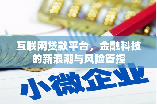 顺城互联网贷款平台，金融科技的新浪潮与风险管控