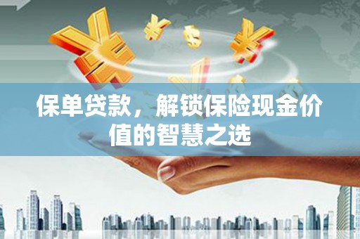顺城保单贷款，解锁保险现金价值的智慧之选