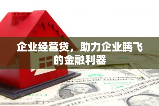 顺城企业经营贷，助力企业腾飞的金融利器