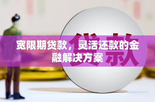 顺城宽限期贷款，灵活还款的金融解决方案