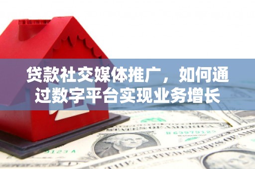 顺城贷款社交媒体推广，如何通过数字平台实现业务增长