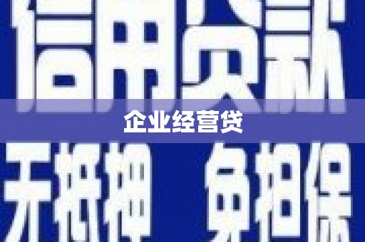 顺城企业经营贷