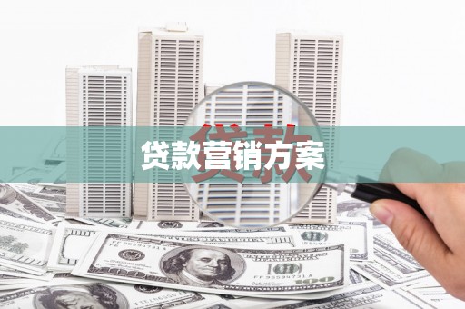 顺城贷款营销方案
