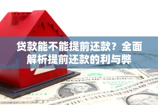 顺城贷款能不能提前还款？全面解析提前还款的利与弊