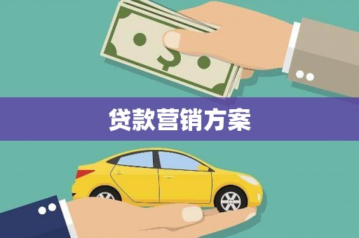 顺城贷款营销方案