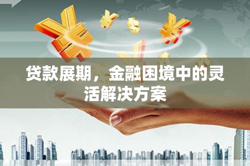 顺城贷款展期，金融困境中的灵活解决方案