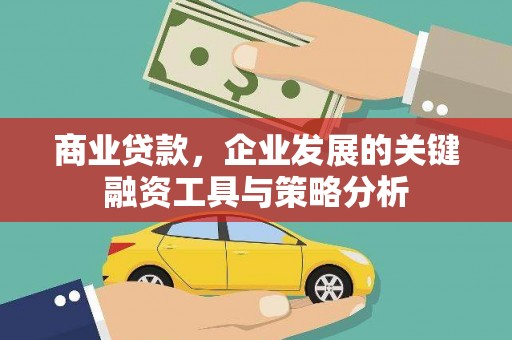 顺城商业贷款，企业发展的关键融资工具与策略分析