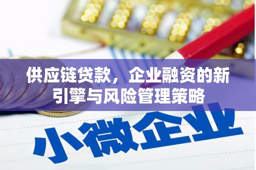 顺城供应链贷款，企业融资的新引擎与风险管理策略