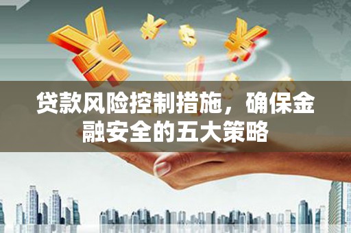 顺城贷款风险控制措施，确保金融安全的五大策略