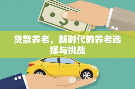 顺城贷款养老，新时代的养老选择与挑战