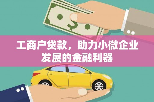 顺城工商户贷款，助力小微企业发展的金融利器