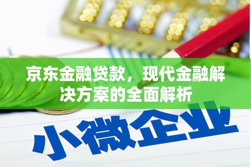 顺城京东金融贷款，现代金融解决方案的全面解析