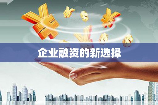 顺城企业融资的新选择