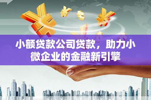 顺城小额贷款公司贷款，助力小微企业的金融新引擎