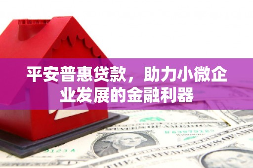 顺城平安普惠贷款，助力小微企业发展的金融利器