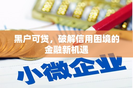 顺城黑户可贷，破解信用困境的金融新机遇