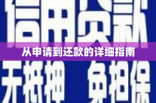 顺城从申请到还款的详细指南