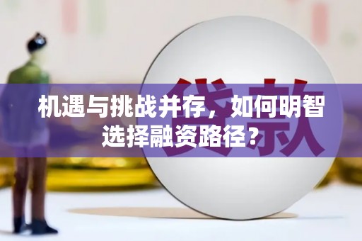 顺城机遇与挑战并存，如何明智选择融资路径？