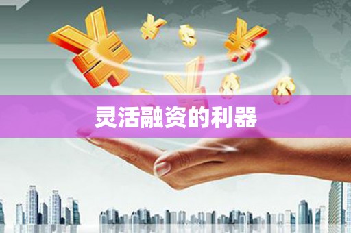 顺城灵活融资的利器
