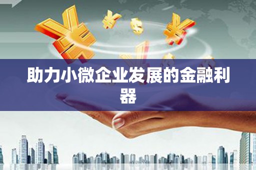 顺城助力小微企业发展的金融利器
