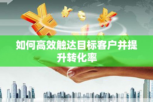 顺城如何高效触达目标客户并提升转化率