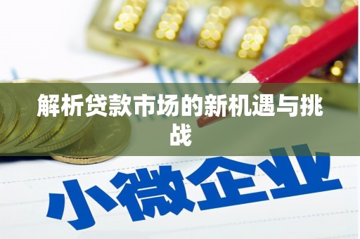 顺城解析贷款市场的新机遇与挑战