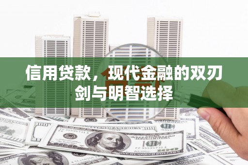 顺城信用贷款，现代金融的双刃剑与明智选择